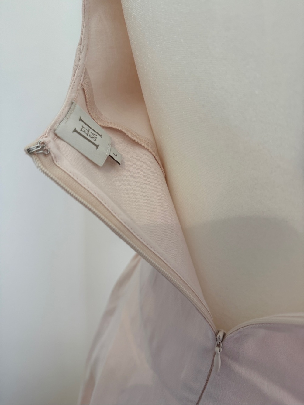 Helsa NWOT Stretch Cotton Midi Dress in Dusty Pink - Picture 8 of 8
